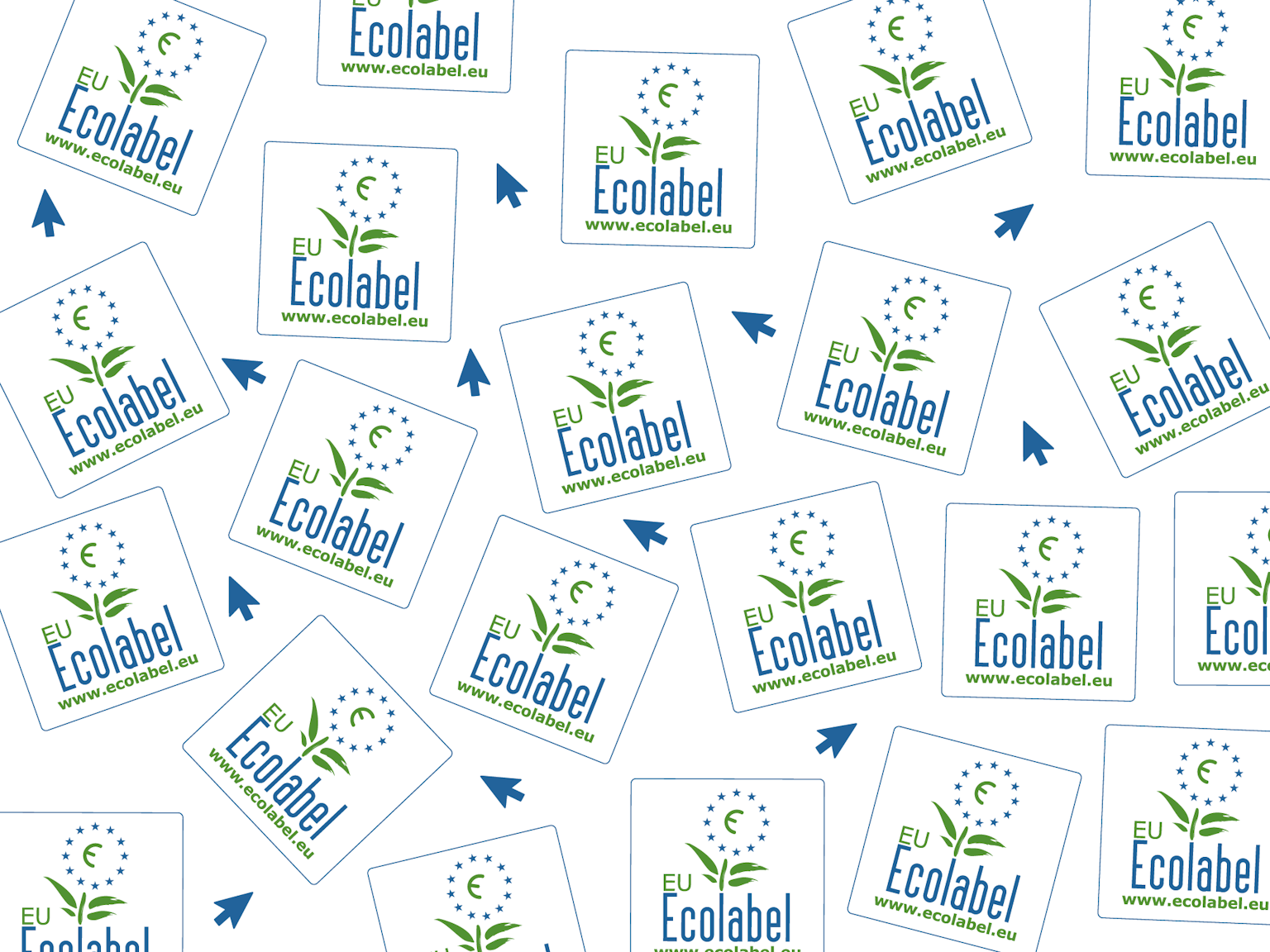 Collage med EU Ecolabel logoer