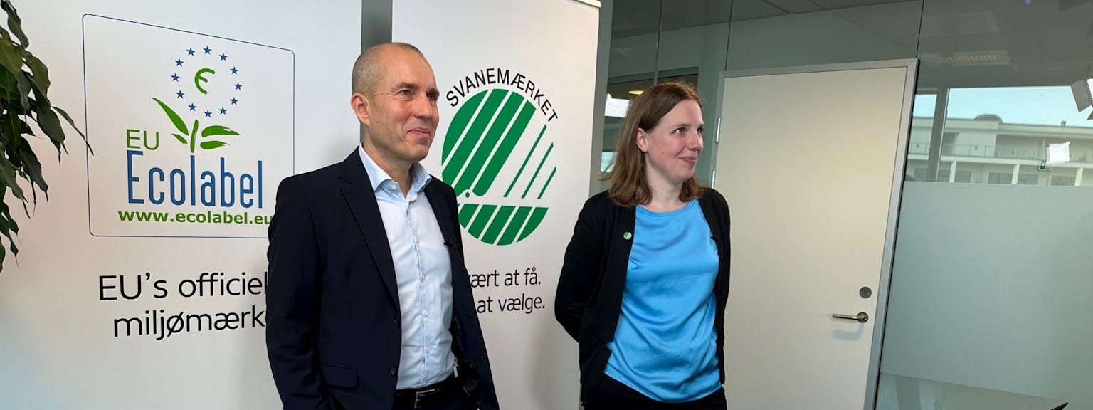 Martin Fabiansen og Rina Ronja Kari på webinar om EU Green Deal og miljømærkerne